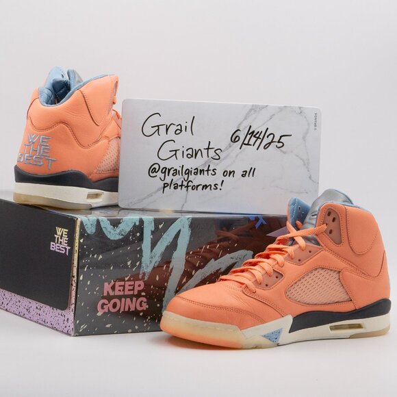 JORDAN 5 Retro DJ Khaled “Crimson Bliss” SZ 13M. *EUC in OG BOX* - Picture 3 of 5